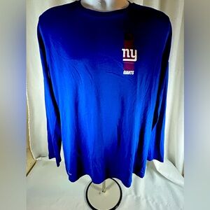 The Nike tee on field apparel long sleeve tee New York Giants football